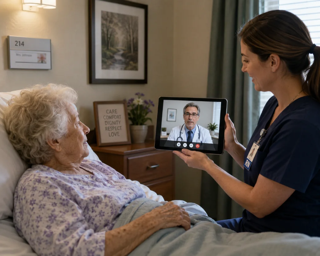 bedside photo